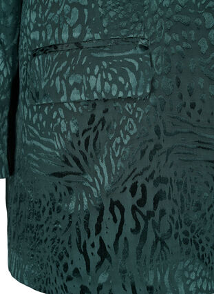 Viscose blazer with tone-on-tone print, Ponderosa Pine, Packshot image number 3