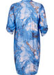 Viscose shirt dress with marble print, Palace Blue AOP, Packshot image number 1