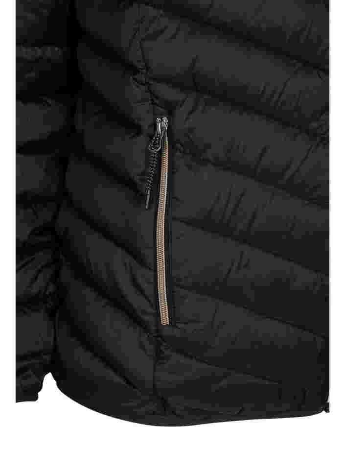 Lightweight jacket with hood, Black, Packshot image number 3