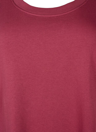 Short-sleeved sweat dress with pockets, Dry Rose, Packshot image number 2