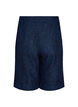 High-waisted lace Bermuda shorts, Blue, Packshot image number 1
