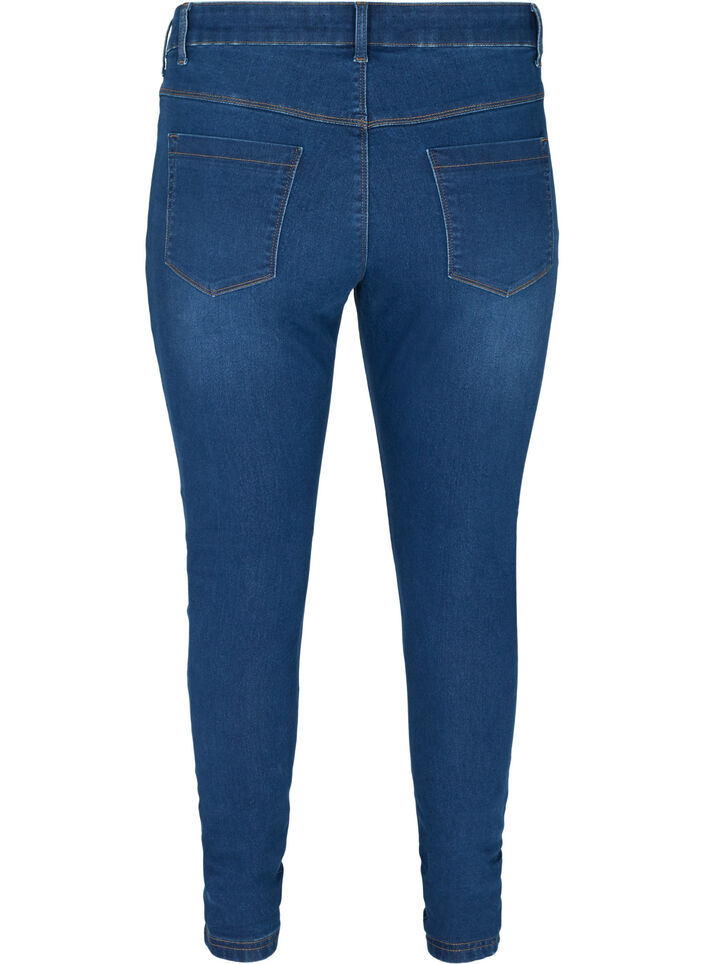 Jeggings made from a cotton mix, Blue denim, Packshot image number 1