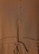 Blouse with texture and a tie-waist, Brown, Packshot image number 2