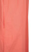Sleeveless cotton blend dress with linen, Living Coral, Packshot image number 3