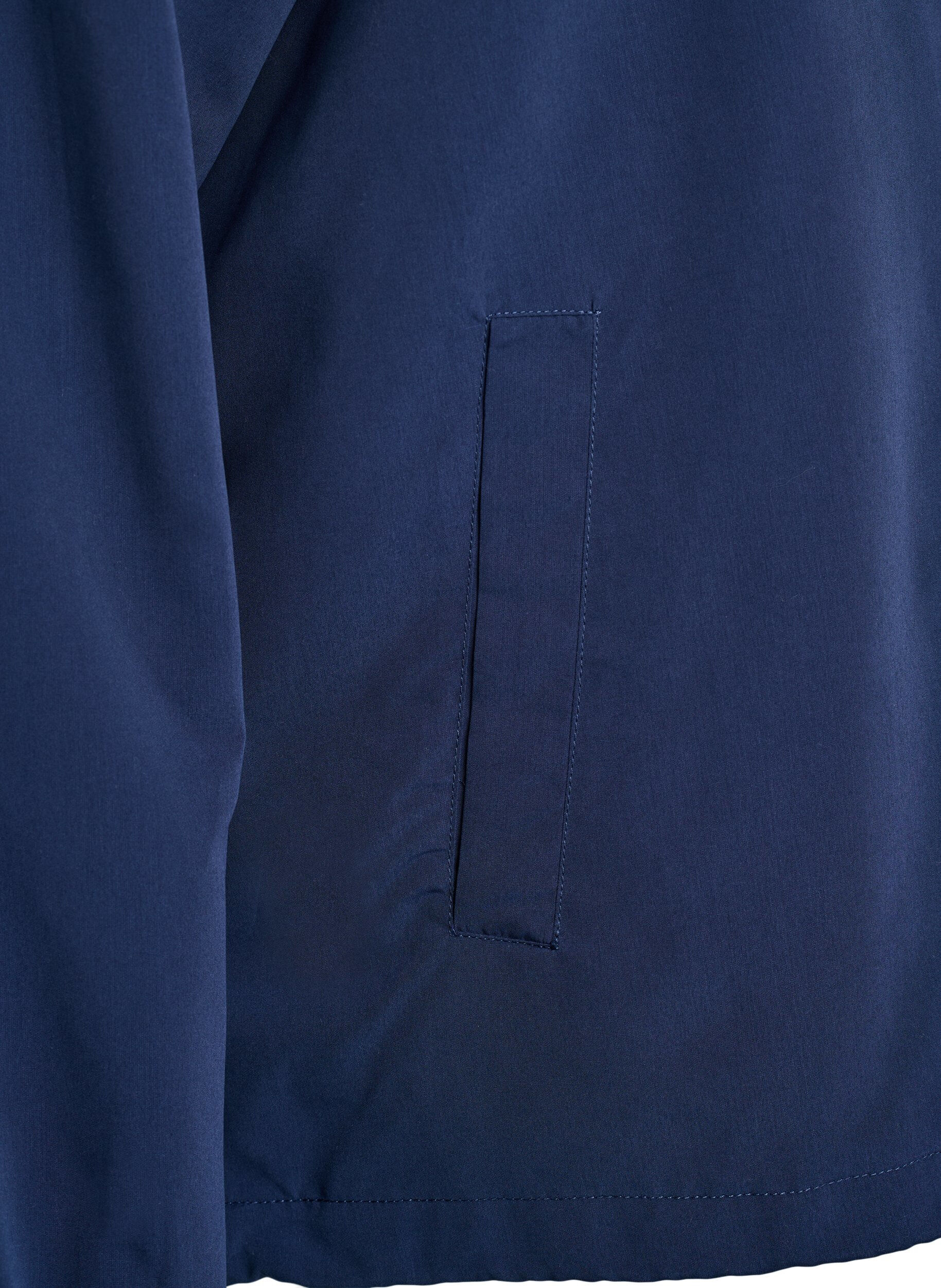 Zizzifashion Lightweight jacket with a hood and zipper, Blue, Packshot image number 3