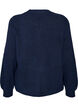 Cardigan in soft knit with gold-coloured buttons, Blue, Packshot image number 1