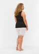 Cycling shorts with lace trim, White, Model image number 1