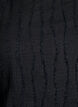 Jersey blouse with a wavy texture, Black, Packshot image number 2