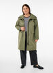 Water-resistant parka jacket, Green, Model image number 1