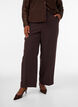 Tailored trousers with wide legs and high waist, Brown, Model image number 2