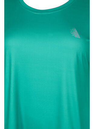 Short-sleeved workout t-shirt, Mint, Packshot image number 2