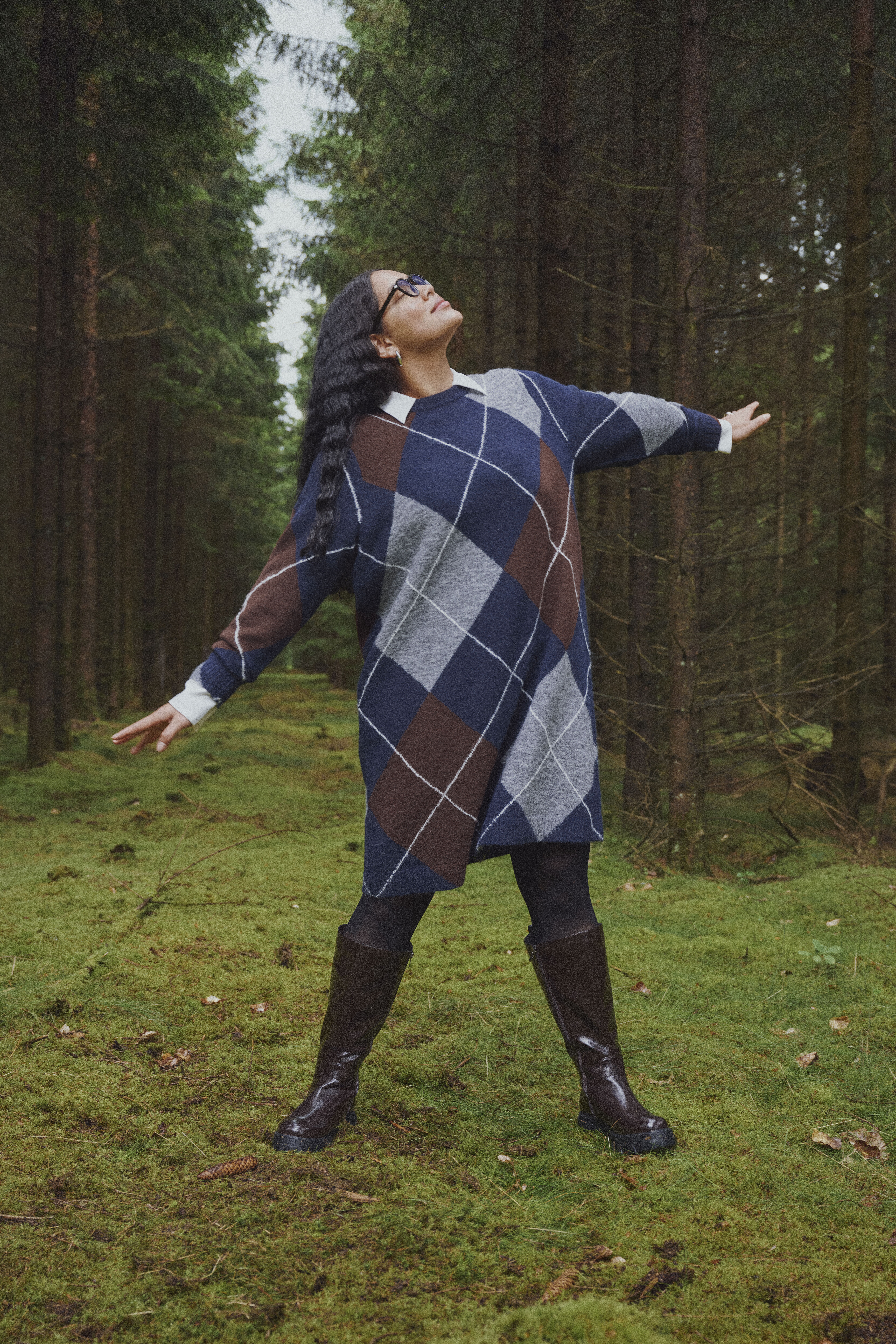 ZizzifashionNatural preppy autumn style, , Model