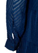 Textured short dress with a ruffle collar, Navy Blazer, Packshot image number 3
