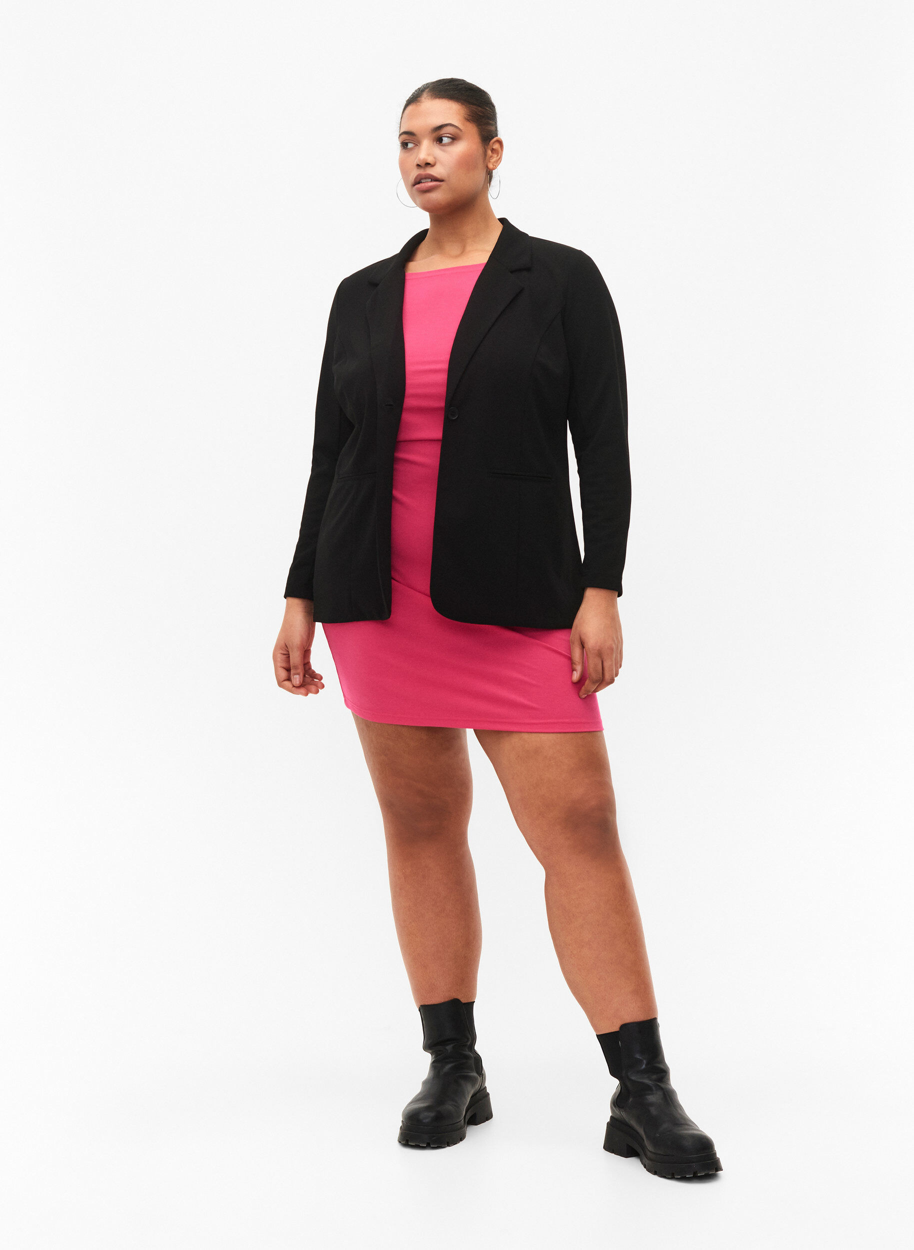 Zizzifashion Blazer with pockets, Black, Model image number 2