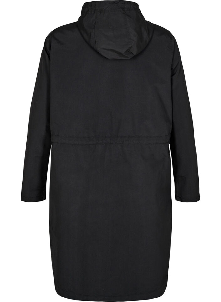 FLASH - Lightweight parka with a hood, Black, Packshot image number 1