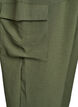 Harem trousers with cargo pockets and elasticated waist, Green, Packshot image number 3