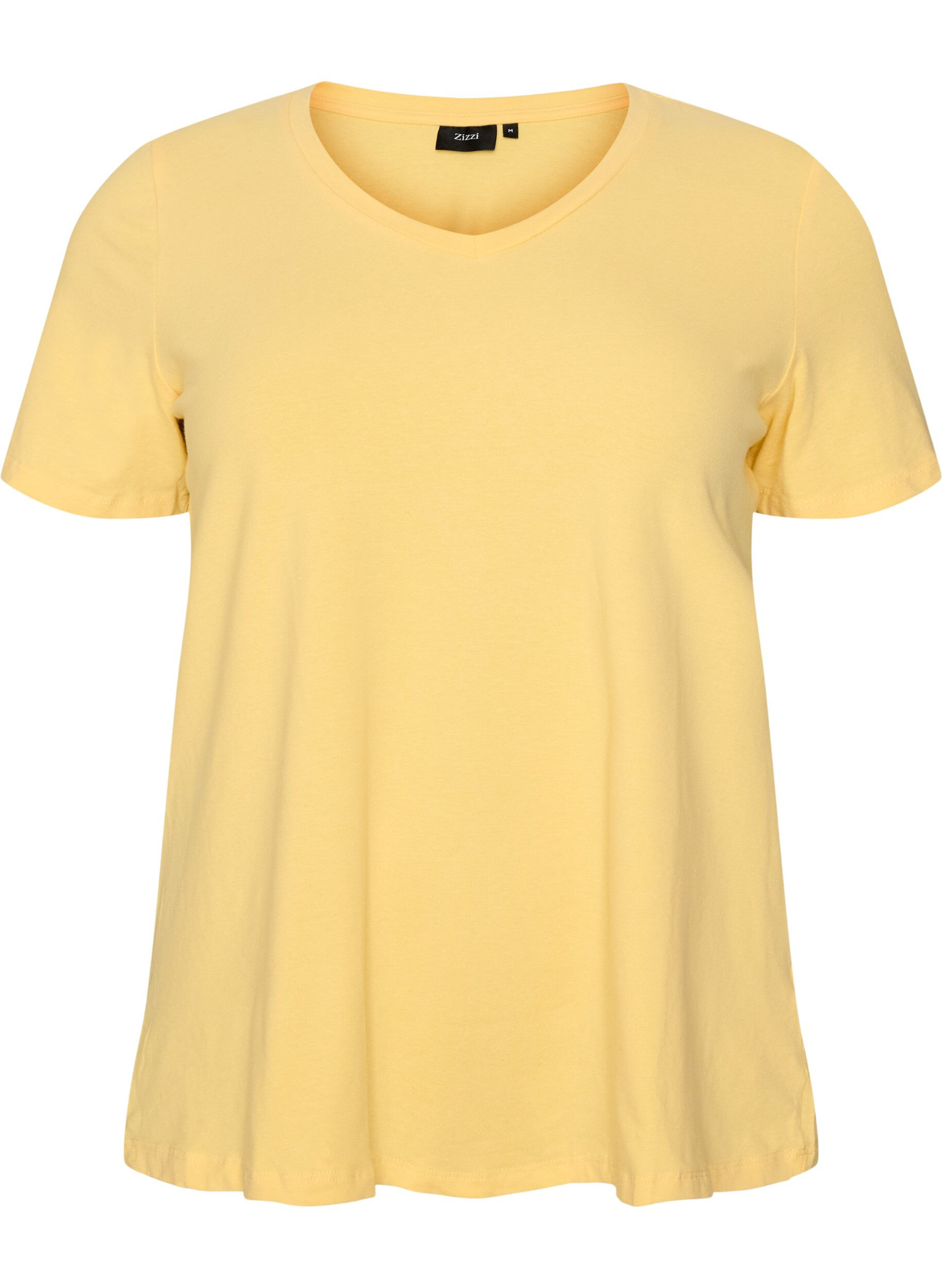Basic plain cotton t-shirt