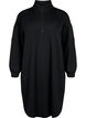 Sweatdress in modal mix with high neck, Black, Packshot image number 0