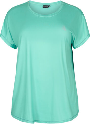 Short sleeved workout t-shirt, Spring Bud, Packshot image number 0