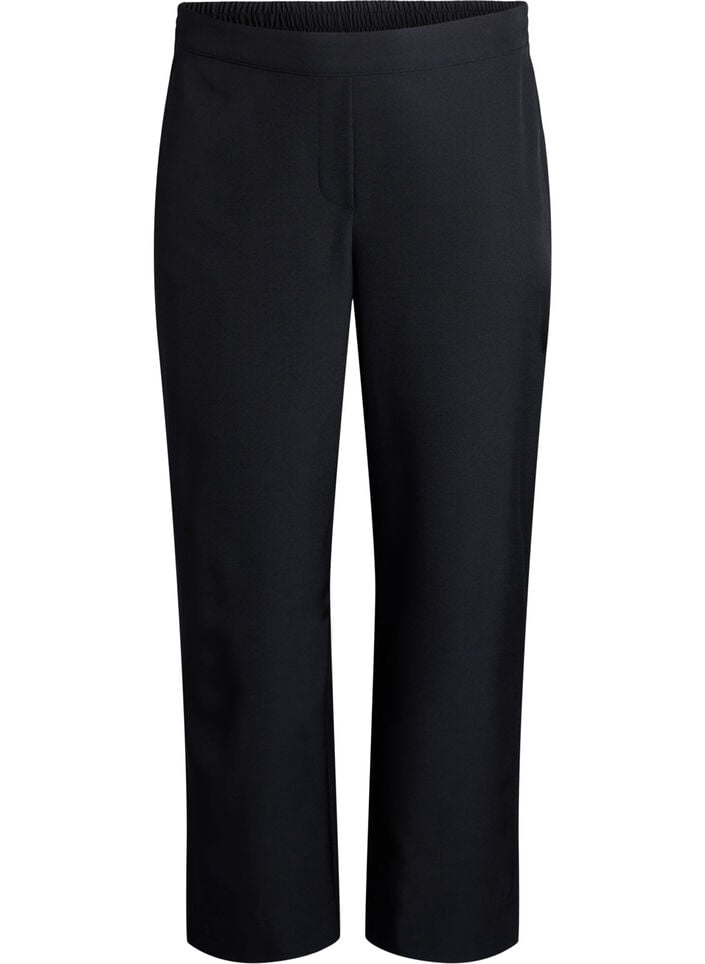 Loose trousers with pockets, Black, Packshot image number 0