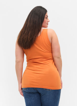 Solid colour basic top, Amberglow, Model image number 1