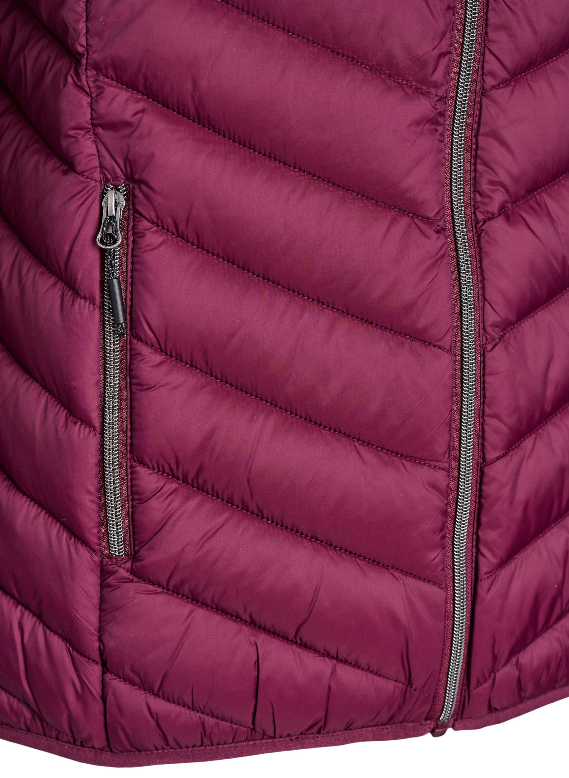 ZizzifashionLightweight jacket with hood, Dark Bordeaux, Packshot image number 3