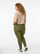 Slim fit trousers with cargo pockets, Green, Model image number 1