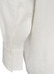 Loose shirt with V-neck, White, Packshot image number 3