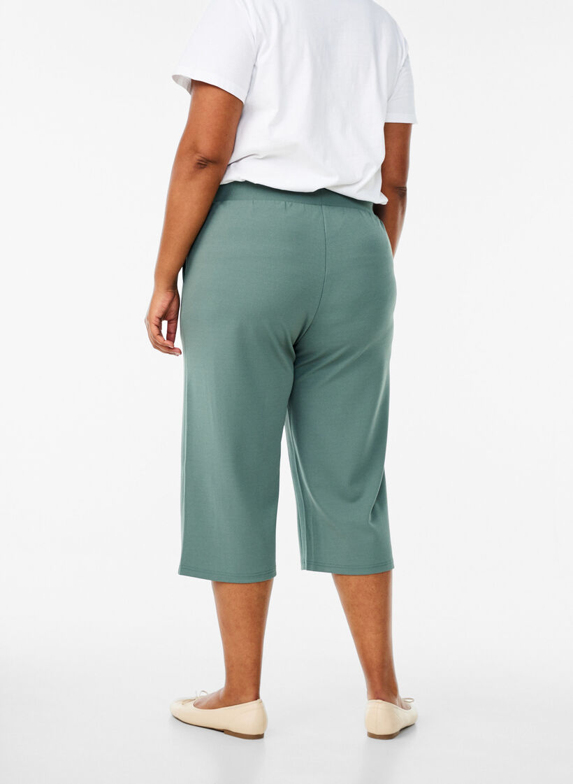 FLASH - High-waisted knickers with a loose fit, Green, Model image number 1