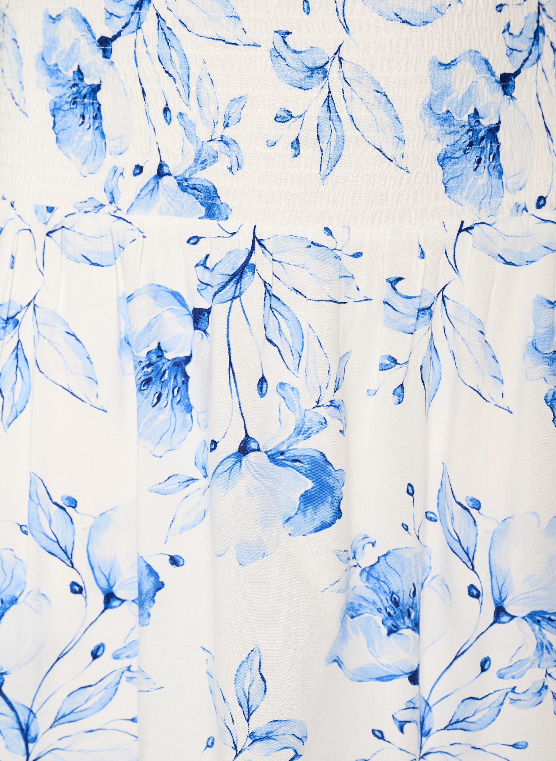 ZizzifashionShort skirt with smocked waist, Blue, Packshot image number 2