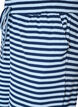 Striped pyjama bottoms with a high waist and wide legs, Blue, Packshot image number 2