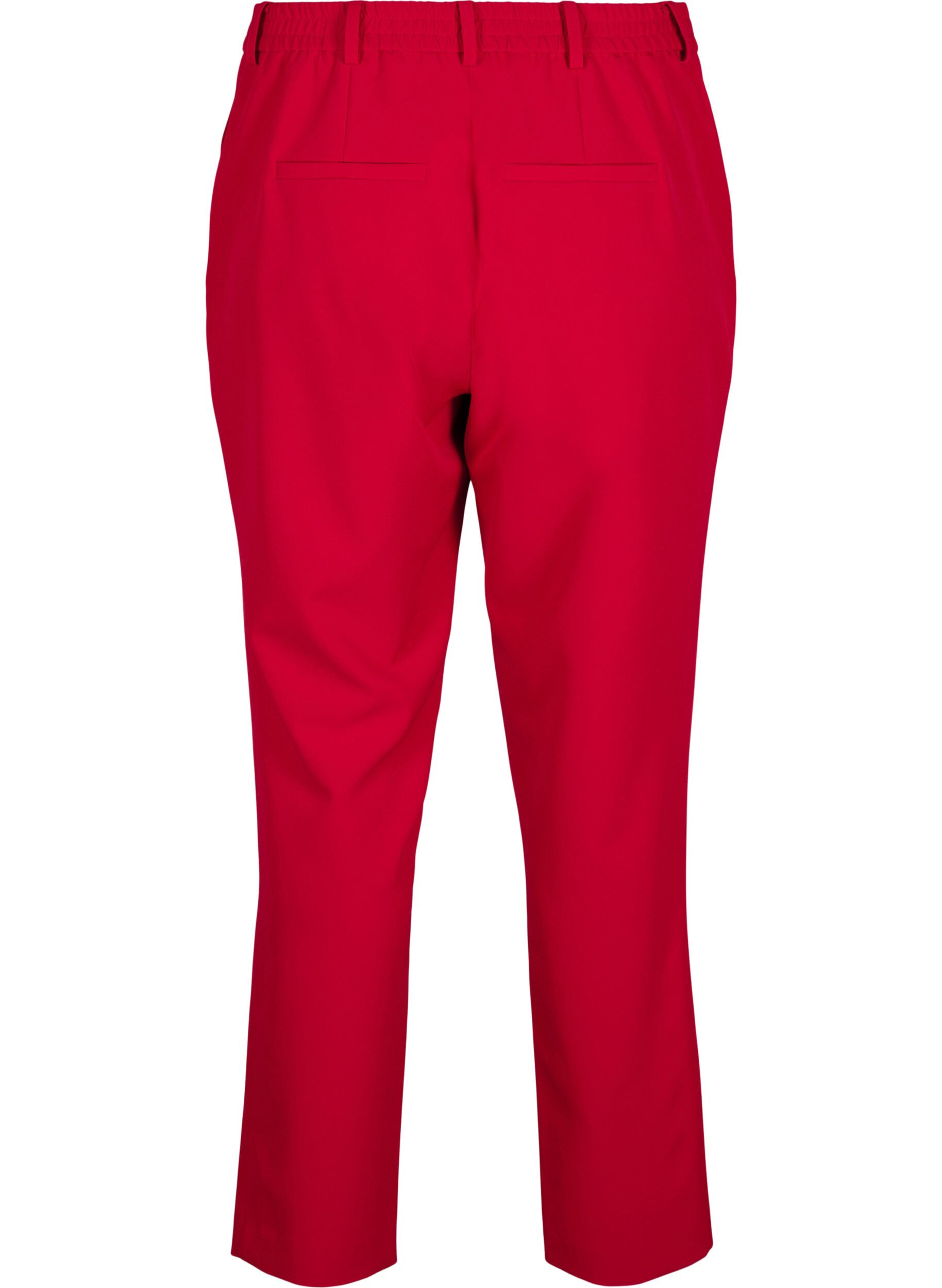 Zizzifashion Suit pants with pockets, Tango Red, Packshot image number 1