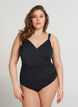 Wrap swimsuit, Black, Model image number 1