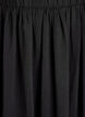 Mid-length balloon skirt with an elastic waistband, Black, Packshot image number 2