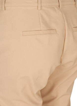 Classic ankle-length trousers, Sand, Packshot image number 3
