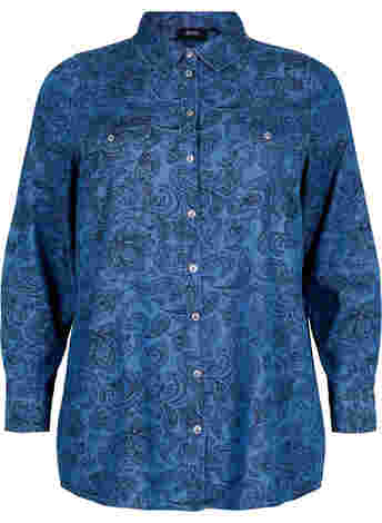 Cotton shirt in paisley pattern