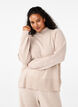 Merino wool turtleneck jumper, Pumice Stone Mel., Model image number 0