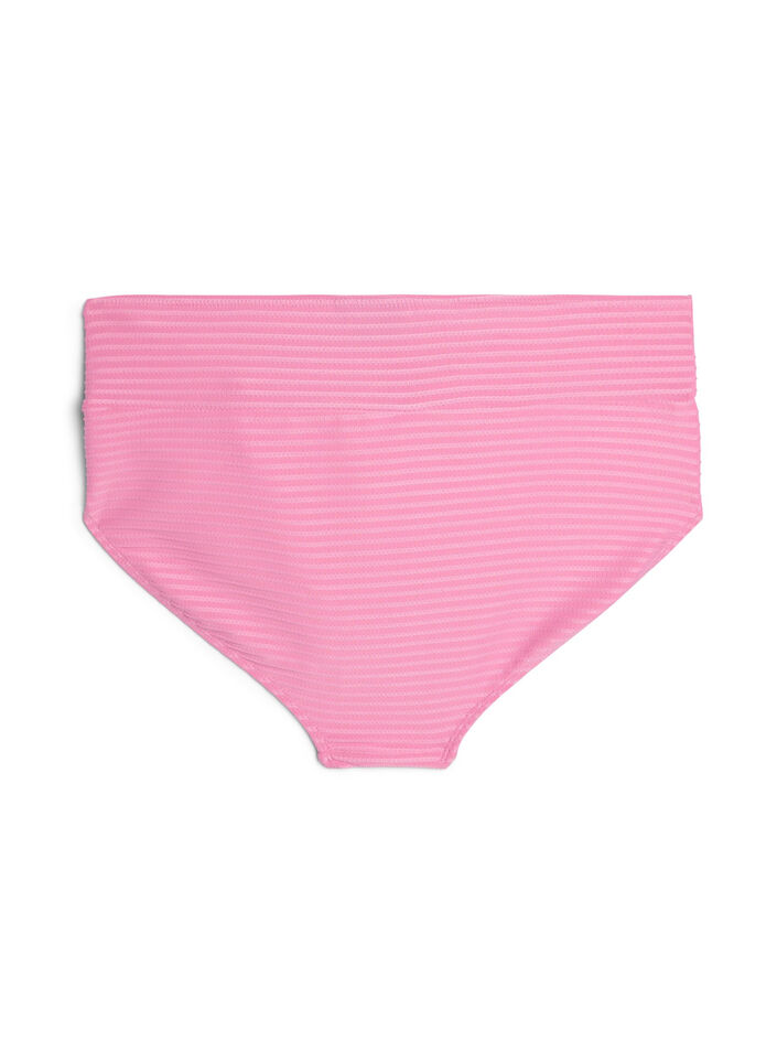 Bikini bottoms with high waist and criss-cross, Pink, Packshot image number 1