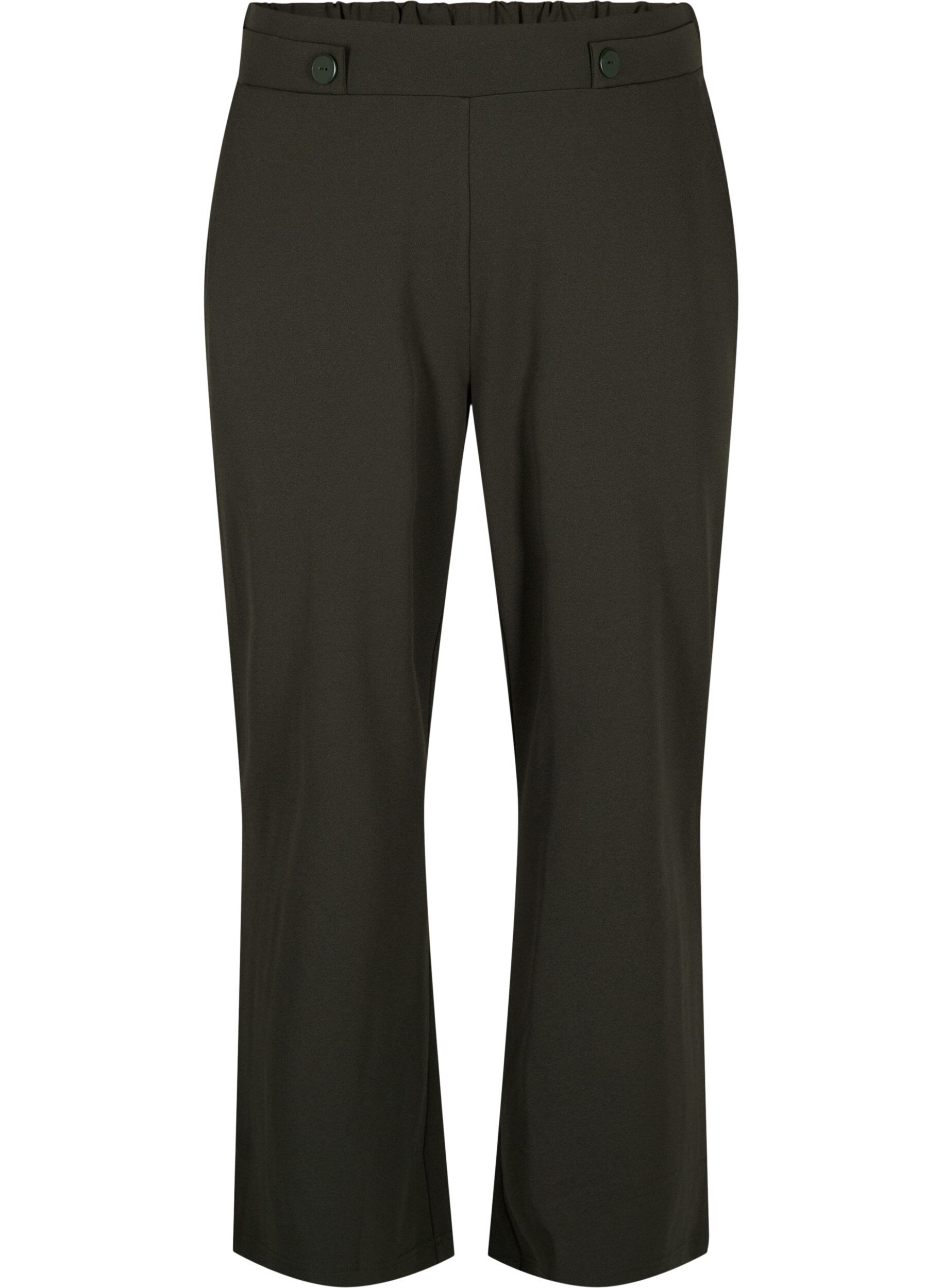 Zizzifashion Loose trousers with pockets, Green, Packshot image number 0