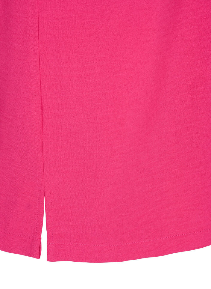 Sleeveless top with wrinkle details, Pink, Packshot image number 4