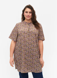 FLASH - Floral tunic with short sleeves, Multi Ditsy, Model