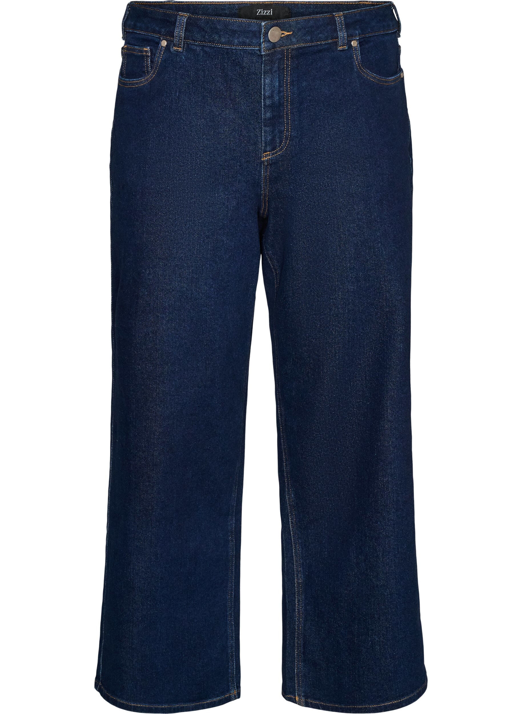 ZizzifashionMyra jeans with high waist and wide fit, Blue, Packshot image number 0