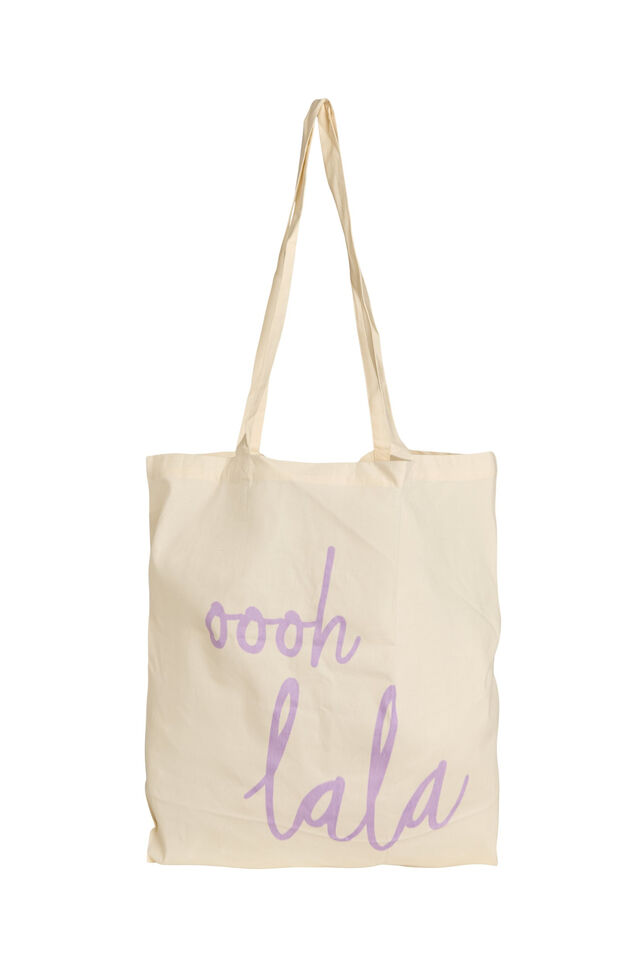 Tote bag with print, Purple, Packshot image number 0