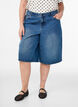 High-waisted denim shorts, Blue, Model image number 2