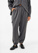 Trousers with cargo pockets and elasticated waist, Dark Grey, Model image number 2