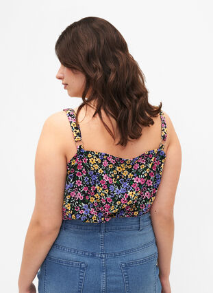 FLASH - Top with print, Multi Flower, Model image number 1