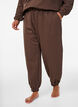High-waist sweatpants with pockets, Brown, Model image number 2