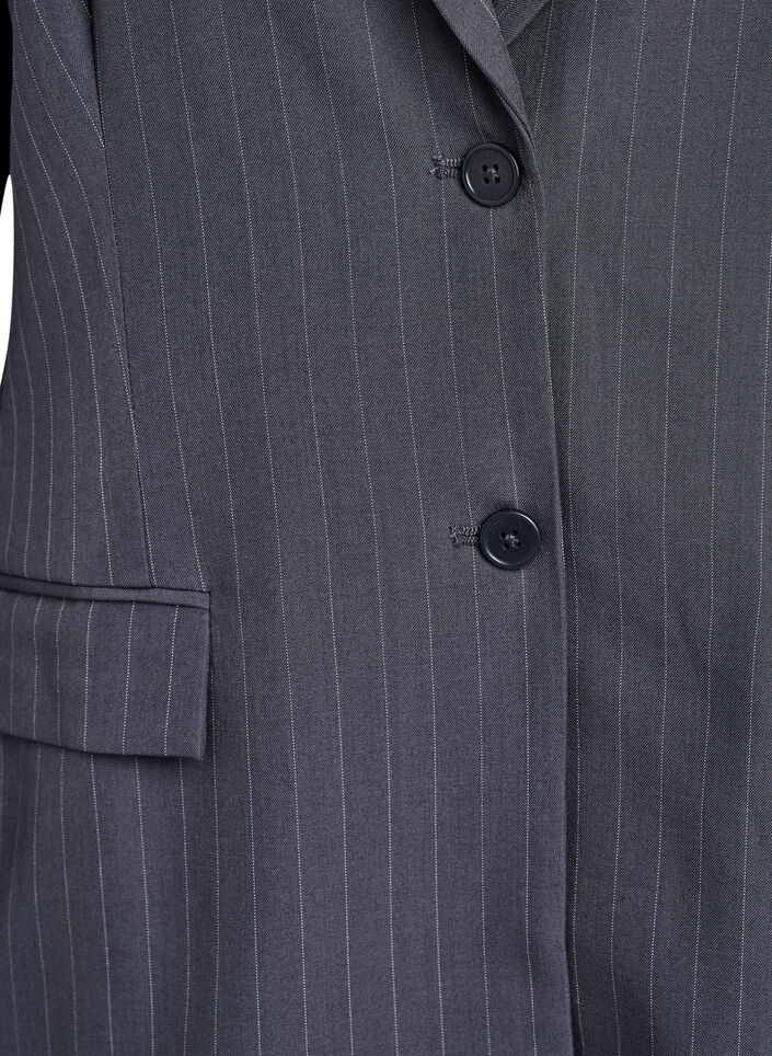 Blazer with pockets and slits, Dark Grey, Packshot image number 2