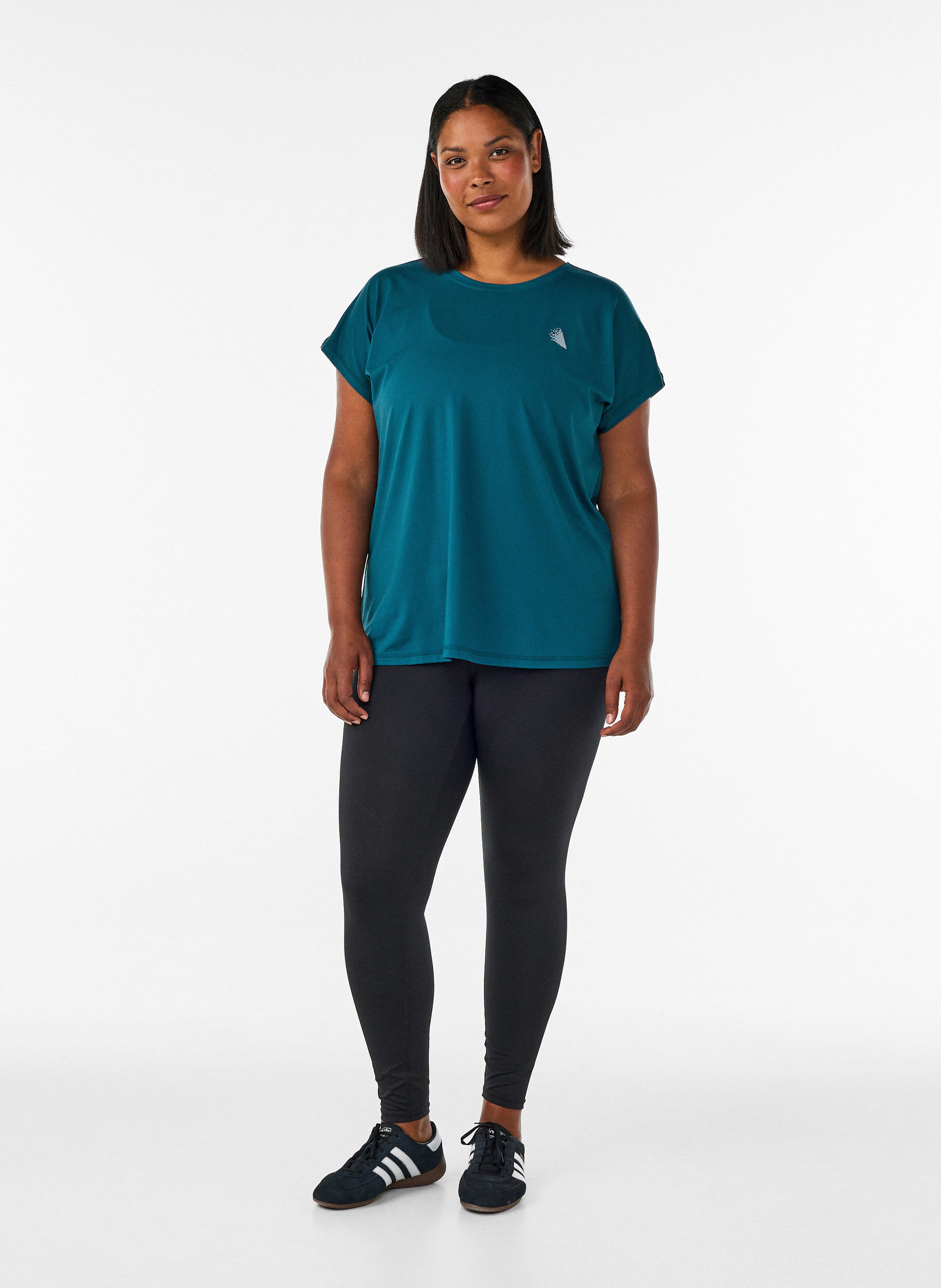 ZizzifashionSolid-coloured training T-shirt, Green, Model image number 1