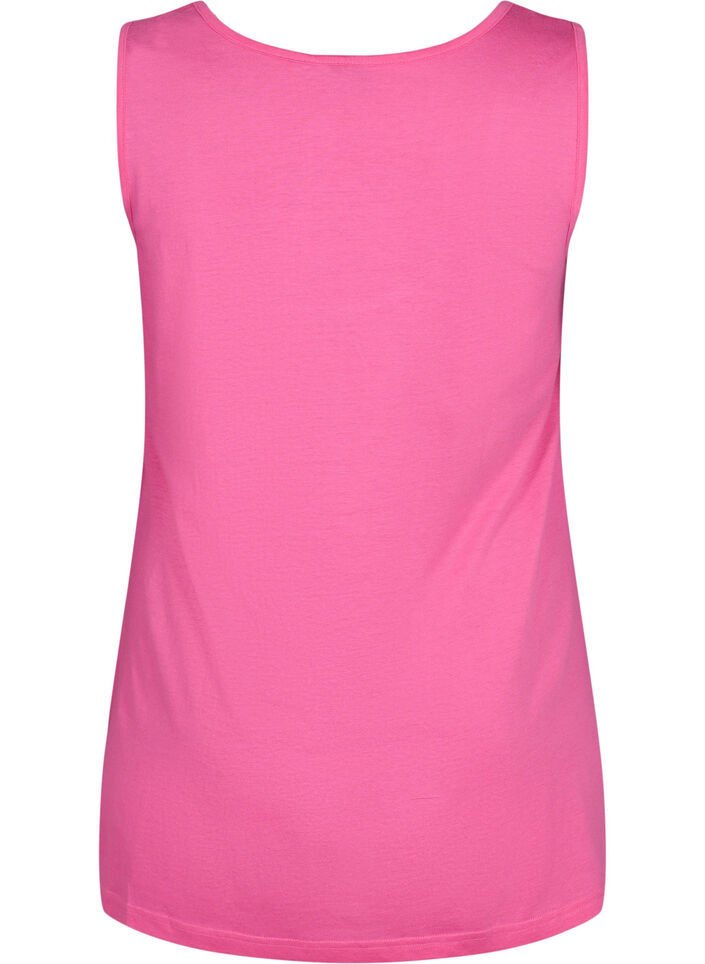 Top with a-shape and round neck, Shocking Pink, Packshot image number 1